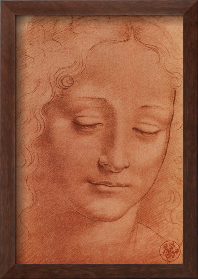 Testa Di Giovinetta - Leonardo Da Vinci Painting